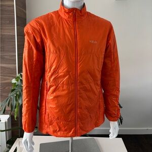 Rab Jacket Pertex Quantum GL Primaloft Orange Men's Sz Large